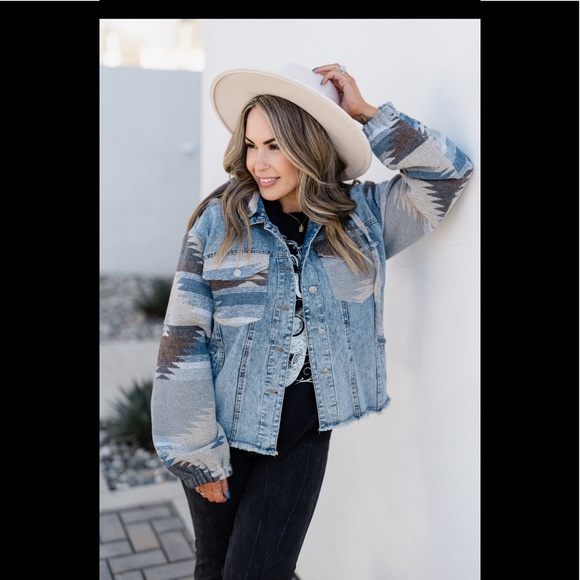 Jackets & Blazers - Western Jacket Denim